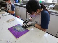 藝術大師班-馮捲雪木刻藝術工作坊 (57)